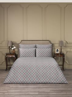 Комплект постельного белья 145х200-2, 230х250-1, 50х70-2, РИВО серый Classic BY T