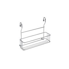 Полка на рейлинг одноярусная малая для банок MX-069 хром глянец Lemax