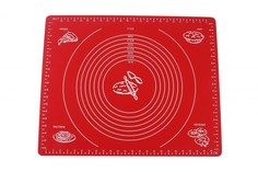 Силиконовый коврик для раскатывания теста, 30х40 см (Цвет: Красный ) Markethot