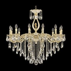 Хрустальная люстра 71402/12/300 B GW FA3B Bohemia Ivele Crystal