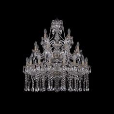 Хрустальная люстра 1413/16+8+4/300/3d Pa Bohemia Ivele Crystal