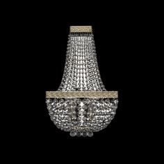 Хрустальное потолочное бра 19282B/H2/25IV Pa Bohemia Ivele Crystal