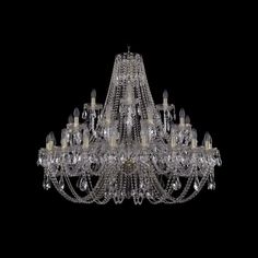 Хрустальная люстра 1406/20+10+5/400 G Bohemia Ivele Crystal