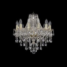 Хрустальная люстра 1415/12/165 G Bohemia Ivele Crystal