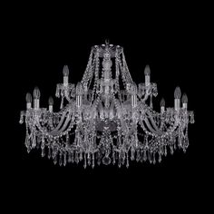 Хрустальная люстра 1403/10+5/360 Ni Bohemia Ivele Crystal