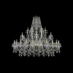 Хрустальная люстра 1411/24+6+6/530 G Bohemia Ivele Crystal