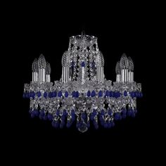 Хрустальная люстра 1410/10/160 Ni V3001 Bohemia Ivele Crystal