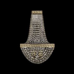 Хрустальное потолочное бра 19322B/H2/25IV G Bohemia Ivele Crystal