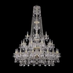 Хрустальная люстра 1411/20+10+5/400/XL-155/3d G Bohemia Ivele Crystal