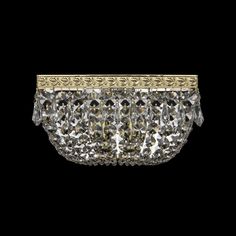 Хрустальное потолочное бра 19012B/25IV G Bohemia Ivele Crystal