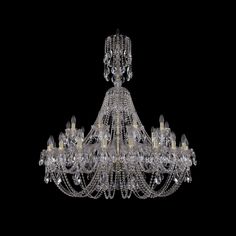 Хрустальная люстра 1406/20+10/400/XL-129 G Bohemia Ivele Crystal