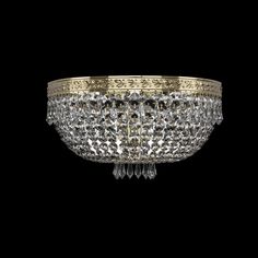 Хрустальное потолочное бра 19271B/35IV G Bohemia Ivele Crystal