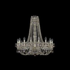 Хрустальная люстра 1406/16/300/h-89 G R801 Bohemia Ivele Crystal