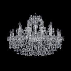 Хрустальная люстра 1410/16+8/300 Ni V0300 Bohemia Ivele Crystal