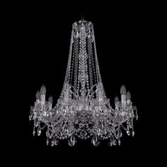 Хрустальная люстра 1411/10/240/h-83 Ni Bohemia Ivele Crystal