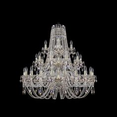 Хрустальная люстра 1406/20+10+5/360/3d G K801 Bohemia Ivele Crystal