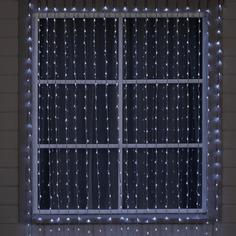 Гирлянда "Водопад" уличная, УМС, 2 х 6 м, LED-1500-220V, 8 режимов, свечение белое HTI