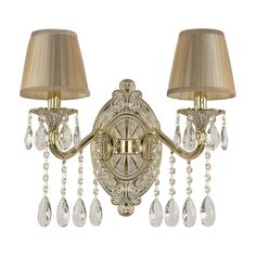 Хрустальное настенное бра 7202B12/2/210 A GW ST8 Bohemia Ivele Crystal