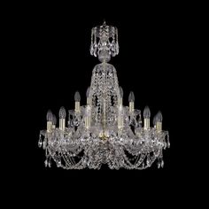 Хрустальная люстра 1406/12+6/240/XL-78 G Bohemia Ivele Crystal