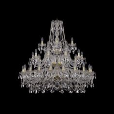 Хрустальная люстра 1411/20+10+5/400/3d G Bohemia Ivele Crystal