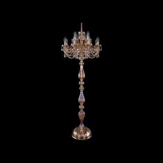 Торшер 1406T1/8+4/195-165 G M777 Bohemia Ivele Crystal