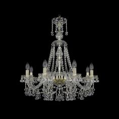 Хрустальная люстра 1409/8/240/XL-75 G Bohemia Ivele Crystal