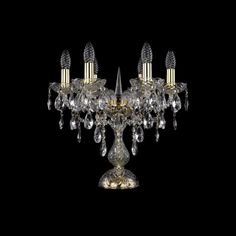 Настольная лампа 1415L/6/141-39 G Bohemia Ivele Crystal