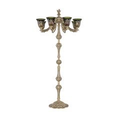 Торшер 72009T/8/210 FP P2 U Amber-Green/H-1I FA1S Bohemia Ivele Crystal