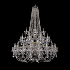 Хрустальная люстра 1406/20+10+5/400/h-157/3d G Bohemia Ivele Crystal
