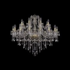 Хрустальная люстра 1415/16+8/360 G Bohemia Ivele Crystal