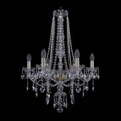 Хрустальная люстра 1415/6/200/h-75 G Bohemia Ivele Crystal