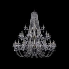 Хрустальная люстра 1406/20+10+5/530/3d G Bohemia Ivele Crystal