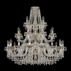 Хрустальная люстра 16110/16+8+4/360/3d GW V0300 Bohemia Ivele Crystal