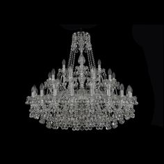 Хрустальная люстра 1409/20+10+5/360 Ni Bohemia Ivele Crystal