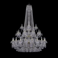 Хрустальная люстра 1409/20+10+5/400/h-160/3d G Bohemia Ivele Crystal