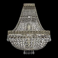 Хрустальное потолочное бра 19272B/H1/35IV GB Bohemia Ivele Crystal