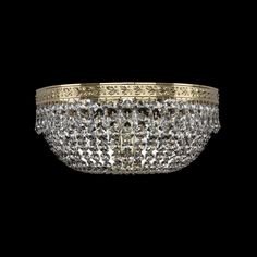 Хрустальное потолочное бра 19011B/35IV G Bohemia Ivele Crystal