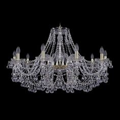 Хрустальная люстра 1409/10/360 G Bohemia Ivele Crystal