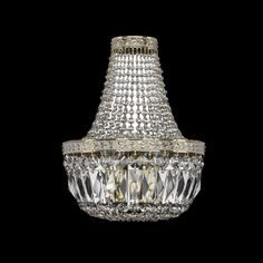 Хрустальное потолочное бра 19041B/H1/25IV GW Bohemia Ivele Crystal