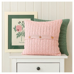 Декоративная наволочка Imperio 22 40x40см, розовый Luxberry