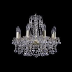 Хрустальная люстра 1409/8/141 G Bohemia Ivele Crystal