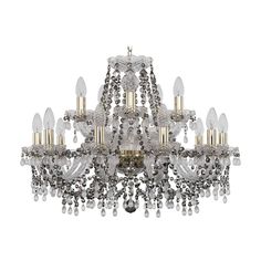 Хрустальная люстра 1410/10+5/240 G V0300 R731 Bohemia Ivele Crystal