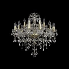 Хрустальная люстра 1415/12+6/220 G Bohemia Ivele Crystal