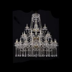 Хрустальная люстра 1413/20+10+5/460/3d G Bohemia Ivele Crystal
