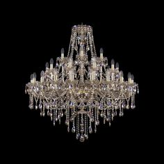 Хрустальная люстра 1415/20+10+5/400 G M801 Bohemia Ivele Crystal