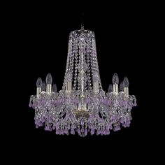 Хрустальная люстра 1410/12/195/h-60 G V7010 Bohemia Ivele Crystal