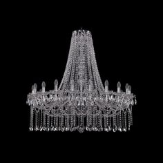 Хрустальная люстра 1413/20/400/h-113 Ni Bohemia Ivele Crystal