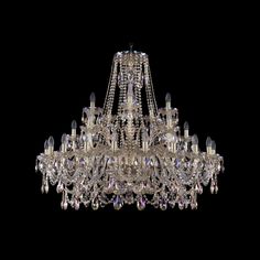 Хрустальная люстра 1411/20+5+5/400 G M801 Bohemia Ivele Crystal