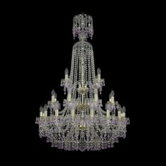 Хрустальная люстра 1410/16+8+4/300/XL-130/3d G V7010 Bohemia Ivele Crystal