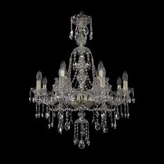 Хрустальная люстра 1415/8+4/220/XL-86 G Bohemia Ivele Crystal